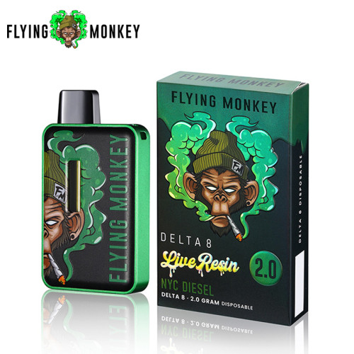FLYING MONKEY DELTA 8 LIVE RESIN DISPOSABLE VAPE  2GM/8CT/PK 
